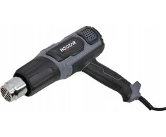 HOOZAR 2000 W karšto oro pistoletas su reguliavimu, priedais ir LCD ekranu