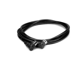 Hosa - 3m kampinis MIDI laidas, juodas