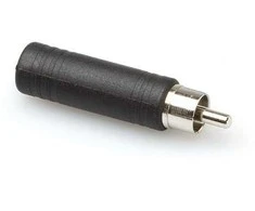 Hosa - Adapteris TS 6.35mm lizdas - RCA kištukas