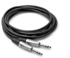 Hosa - Kabelis PRO TRS 6.35mm - TRS 6.35mm 6m