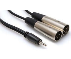 Kabelis Hosa Jack 3.5mm - XLR x2 3m sidabrinė (CYX-403M)