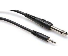 Hosa – Kabelis TS 6.35mm – TRS 3.5mm 1.5m