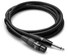 Hosa - PRO XLRf - TS mikrofono laidas. 1,5 m