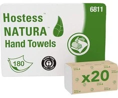 Multi Hostess Scott Hostess Natura – popieriniai rankšluosčiai ZZ sulankstyti, perdirbtas popierius, 2 sluoksnių – 3600 sekcijų