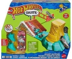 Hot Wheels – „Skate Desert“ riedlenčių parkas (HXK91)