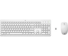 Hewlett Packard (HP) HP 230 Wireless Pelė Klaviatūra Combo - Baltas - US ENG