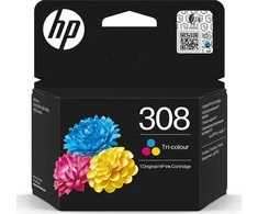 HP 308 trijų spalvų originali rašalo kasetė