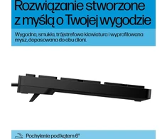 Klaviatūra HP 320MK CABLE KB + Pelė - COMBO #AKC HUNGARY