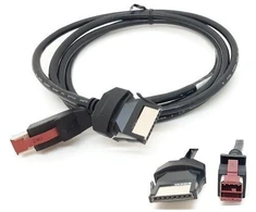 HP 6 ft PUSB (Powered USB) Cable, Juodas
