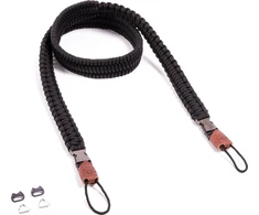 HP C-ROPE kameragurtas Traveler iš parakordo 125 cm tylus Juodas mažmeninė prekyba