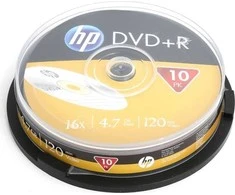 DVD+R HP 4,7 GB (120 min.) 16x 10 sluoksnių
