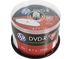 Verbatim HP DVD-R, Printable, DME00025WIP-3, 4.7GB, 16x, spindle, 50-pack, 12cm, do archiwizacji danych