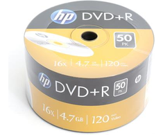 Hewlett Packard (HP) HP DVD + R 4.7 GB 16x 50 vienetų (HP 1650S +)