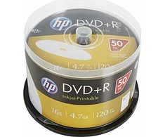 Verbatim HP DVD+R, rašalinis spausdinimas, DRE00026WIP-3, 4,7 GB, 16x, velenas, 50 pak., 12 cm, duomenų archyvavimui