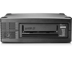 HP HPE Storage LTO-9 Ultrium išorinis juostinis įrenginys (BC042A) + 5x LTO-9 45TB duomenų kasetės (Q2079A) + (716197-B21)