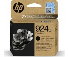 HP oryginalny ink EvoMore 4K0V0NE#CE1, HP 924e, juodas, 1000s
