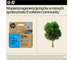 HP INC Rašalas 924e EvoMore Cyan Originalus rašalo kasetė