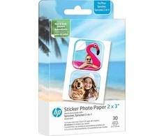 Spausdintuvas HP Sprocket Sticker 2x3'' - 2 w 1 (30 vnt. | 60 naklejek)
