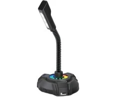 HP, kompiuterio mikrofonas, DHP-1100C, Juoda, USB šakotuvo LED lemputė