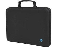 Hewlett Packard (HP) HP „Mobility Rugged“ 14 colių įstrižainės nešiojamasis kompiuteris, prie kurio galima prijungti viršutinį įkroviklį – juodas
