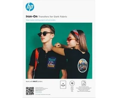 HP - Matt - A4 (210 x 297 mm) 10 arkuszy papier transferowy do naprasowywania (8L1U7A)