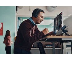 Ausinės HP Voyager Focus 2 USB-C + przejściówka USB-C/A Rinkinys (HP/POLY Voyager Focus 2)
