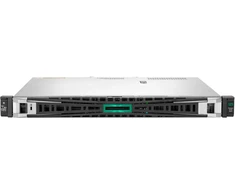 HP serveris „ProLiant DL20 Gen11 Smart Choice“ modelis, 1U Rack SFF, Xeon E-2436 (2.9GHz/6c), 1x 32GB, Intel VROC SATA SW RAID, 4x SFF lizdai su karštuoju jungimu, 2x 480GB SATA SSD (P40497-B21), 4x 1G RJ45 (BCM5719/331T), 1x 800W adapteris, lengvai montuojami bėgeliai, rėmelis ir užraktas