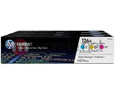 Hewlett Packard (HP) Toneris HP 126A CMY Originalus rinkinys (CF341A)