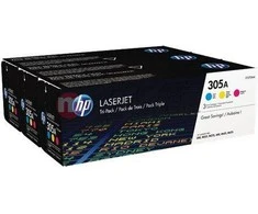 Hewlett Packard (HP) Toneris HP 305A CMY originalus rinkinys (CF370AM)