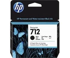 Hewlett Packard (HP) HP 712 juodo rašalo kasetė, 80 ml, skirta HP DesignJet Studio, T210, T230, T250, T630, T650
