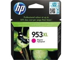Hewlett Packard (HP) F6U17AE rašalo Nr. 953XL (rausvos spalvos) kartono dėžutė HP