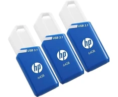 USB ATMINTINĖ STICK HP E 64 GB HP x755w 3.1 Triguba pakuotė (3 x 64 GB)
