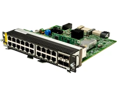 Šakotuvas Hewlett Packard (HP) HP HPE Aruba Networking CX 5420 20p 10M/100M/1G Class4 PoE 4p SFP+ 1G/10G LRM Module - Switch - L3 - managed - 20 x 10/100/1000 (PoE Class 4) + 4 x 1 Gigabit / 10 Gigabit SFP+ - Luftstrom von vorne nach hinten - Plugin-Modul - PoE Class 4