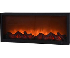 Home Styling Collection Elektrinis židinys LED 57x25 cm juodas