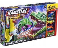 HTI REKLAMA „Crocodile Attack“ automobilių trasa „Crocodile Attack“ + 4 žvėrių mašinos „TEAMSTERZ Racing Cars 1417333 p6“