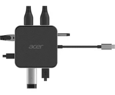 Acer 7-in-1 USB Type-C dokas | Ethernet LAN (RJ-45) jungtys 1 | DisplayPorts kiekis 1 | HDMI jungtys kiekis 1