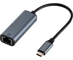 ART Adapteris USB-C male Ethernet 10/100/1000Mbps RJ45 ALU 15cm oem