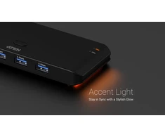 Šakotuvas HUB USB Aten 2 x 4-Port USB 3.2 Gen 1