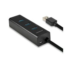 AXAGON HUE-S2B 4x USB3.0 įkrovimo šakotuvas, MicroUSB įkrovimo jungtis