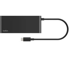 HUB USB Belkin CONNECT USB-C 7-in-1 su podwójnymi portami USB-C schw.AVC023hqBK