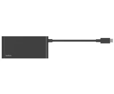 Belkin USB šakotuvas USB-C, HDMI 2.0 4K, 4 prievadai USB-C 10 Gbps, maitinimo šaltinis 100 W