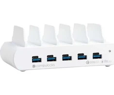 Compulocks 5 prievadų USB įkrovimo stotelė su ES kištuku