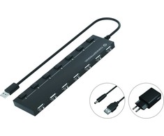 HUB USB Conceptronic CONCEPTRONIC USB-Hub 2.0 - > 7x2.0 extra m.įkroviklis sw