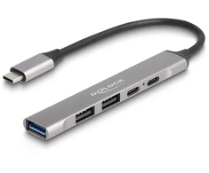 HUB USB Delock USB 80 Gbps Kabelis Wtyczka do PD 3.1 Type-C 16K 60 Hz 1 m Dane Smart-Home IoT
