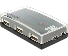 HUB USB Delock 4x USB-A 2.0 (61393)