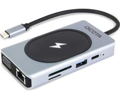 Dicota USB-C 10-in-1 prijungimo stotis 8K HDMI PD 100W