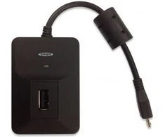 HUB USB Ednet su atminties kortelių skaitytuvu, microUSB 2.0 su funkcija OTG (31516)