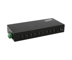 HUB USB Exsys EX-12270HMS – 10 prievadų metalinis USB 3.2 Gen 2x1 šakotuvas su apsauga nuo elektrostatinių išlydžių (ESD) 15 kV, skirtas monitoriams (15.06.3498)