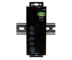 HUB USB Exsys EX-1505HMVS – metalinis USB 3.2 Gen 1 šakotuvas su 4 prievadais ir 3,0 A maitinimu kiekviename iš jų (15.06.3516)