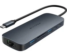 Hiper | „HyperDrive EcoSmart Gen.2“ universalus USB-C 10 viename šakotuvas su 140 W PD3.1 maitinimo šaltiniu | Ethernet LAN (RJ-45) jungtys 1 | HDMI jungtys kiekis 1